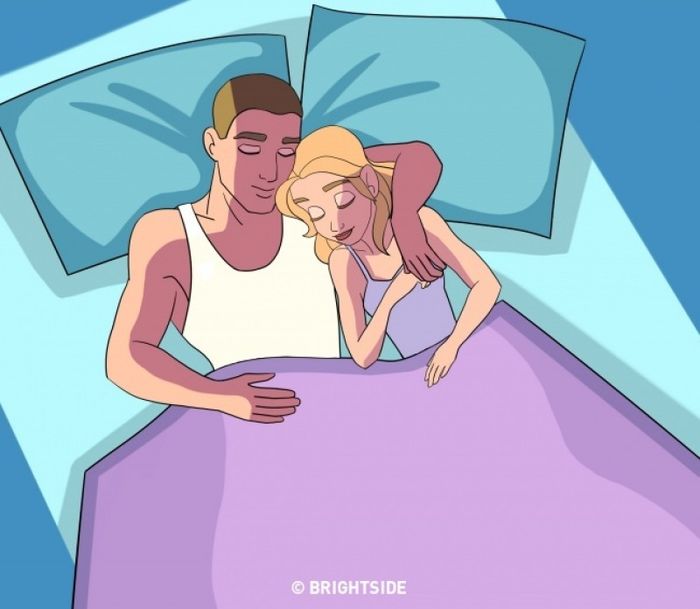 10 tư thế ngủ tiết lộ chính xác tình trạng mối quan hệ của các cặp đôi - Ảnh 3