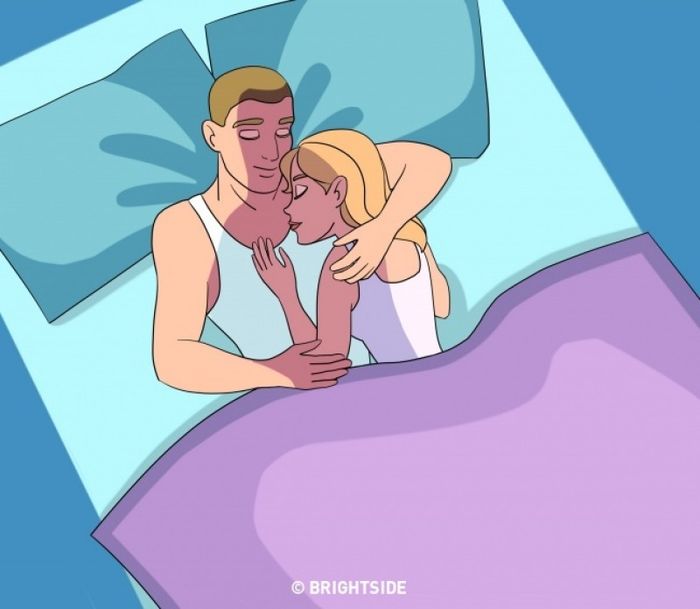 10 tư thế ngủ tiết lộ chính xác tình trạng mối quan hệ của các cặp đôi - Ảnh 4