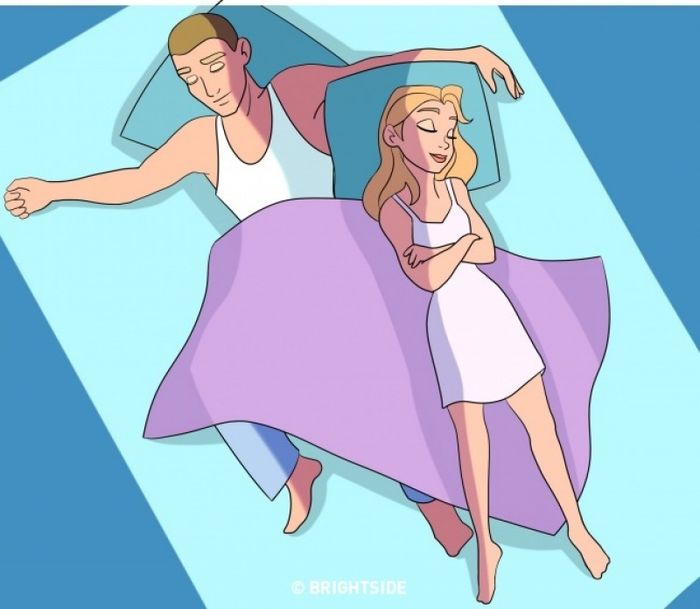 10 tư thế ngủ tiết lộ chính xác tình trạng mối quan hệ của các cặp đôi - Ảnh 7