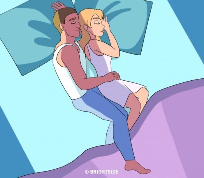10 tư thế ngủ tiết lộ chính xác tình trạng mối quan hệ của các cặp đôi - Ảnh 8
