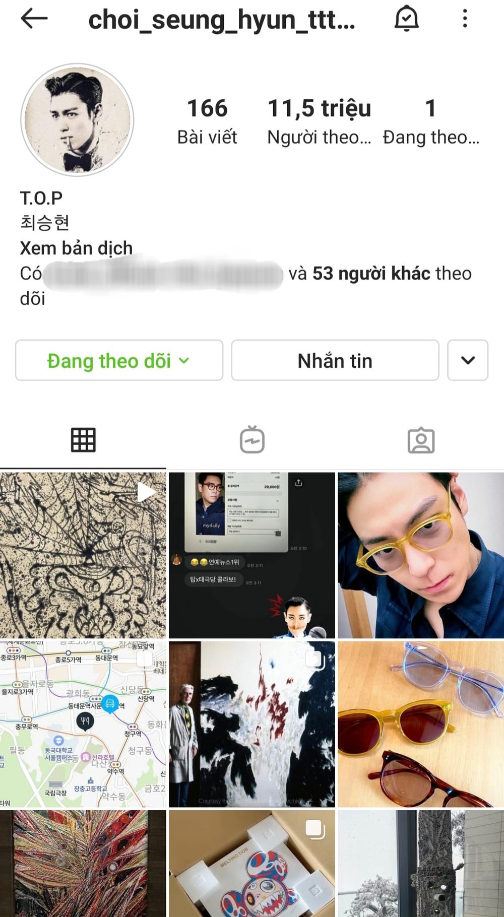 TOP BIGBANG nhập hội 'chỉ follow mình em', người được theo dõi rất đặc biệt - Ảnh 1