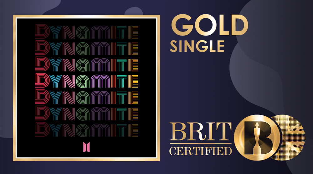 BTS lại đạt thêm kỷ lục mới khi 'Dynamite' đạt chứng nhận Gold tại Anh - Ảnh 1