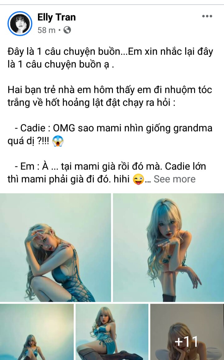 Sắm tóc mới, Elly Trần bị hai con chê nhìn như bà ngoại - Ảnh 2