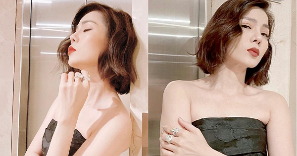 Lệ Quyên tung ảnh khoe vai trần quyến rũ, 'ngả nghiêng' với tình trẻ