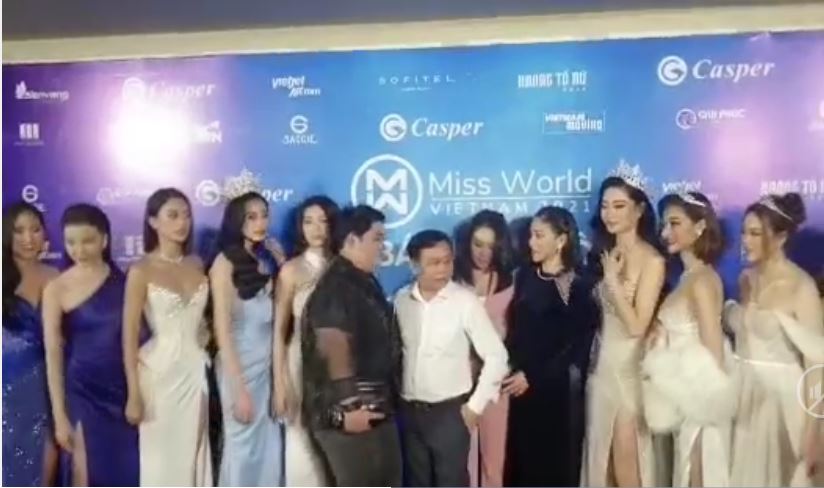 Lộ hình ảnh Đỗ Mỹ Linh bị chen lấn thô bạo trên thảm đỏ Miss World Vietnam - Ảnh 3