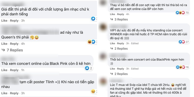 Cư dân mạng tranh cãi giá vé Rap Việt Concert đắt đỏ, cao hơn idol Hàn - Ảnh 3