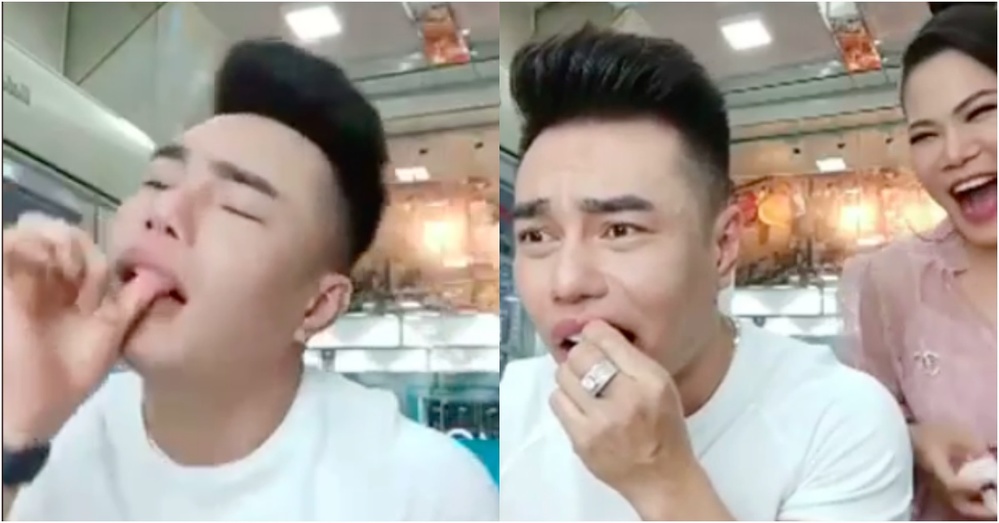 Lê Dương Bảo Lâm gặp sự cố hy hữu, bị rơi răng giả khi đang livestream - Ảnh 1