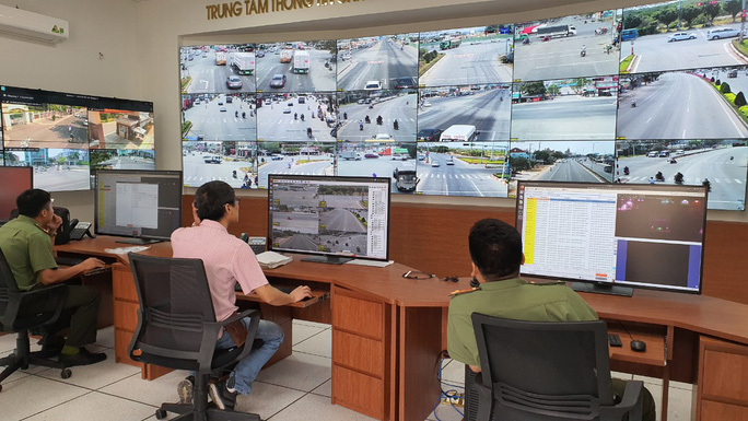 Trung tâm chỉ huy đặt tại trụ sở công an tỉnh và trụ sở phòng CSGT. Ảnh: Người Lao Động.