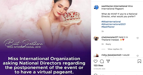 Xuất hiện tin đồn Miss International thi trực tuyến hoặc hủy tổ chức lần 2