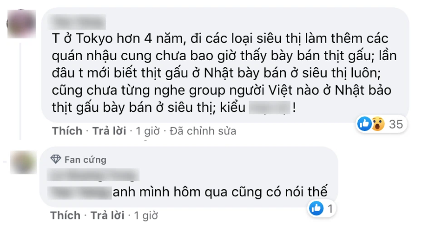 Người Việt tại Nhật khẳng định không có chuyện thịt gấu bán ngoài siêu thị như Quỳnh Trần nói, sự thật thế nào? - Ảnh 3