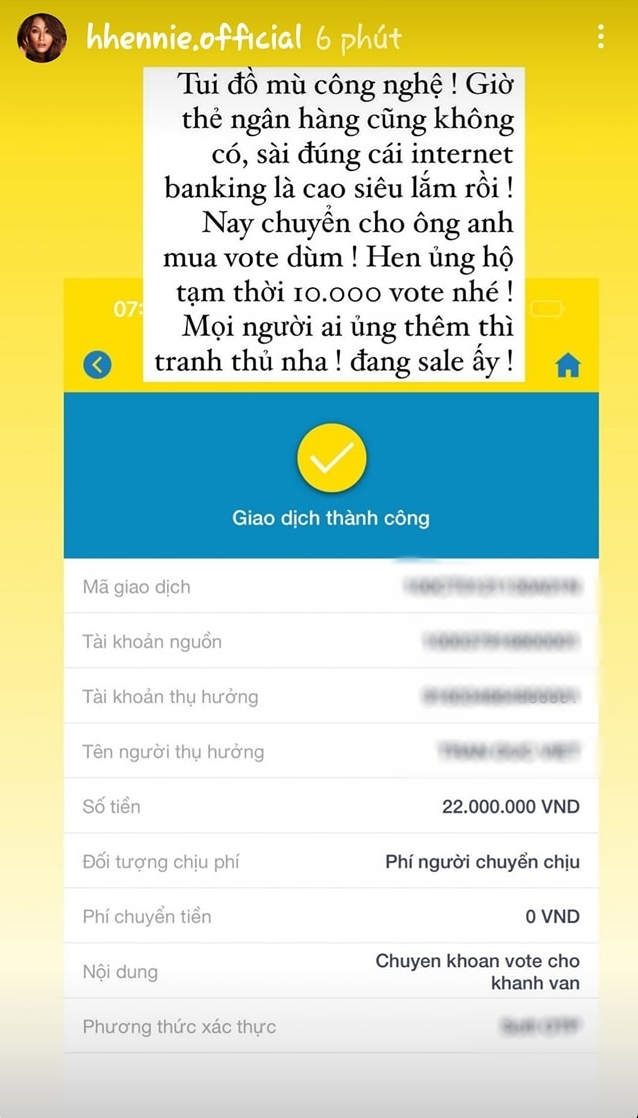Không chỉ dõi theo, H'Hen Niê còn chi tiền 'khủng' mua phiếu vote cho Khánh Vân - Ảnh 2