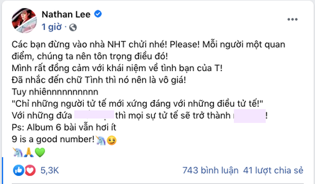 Nathan Lee tung tin nhắn 'dằn mặt' Nguyễn Hồng Thuận sau phát ngôn 'cần tiền nhưng không bán bạn' - Ảnh 5