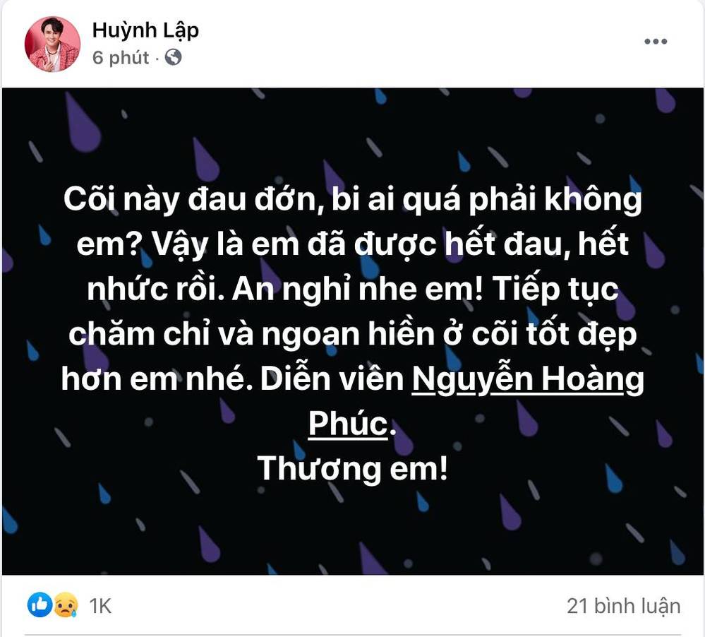 Diễn viên Nguyễn Hoàng Phúc (Cười xuyên Việt 2017) qua đời ở tuổi 27 - Ảnh 3
