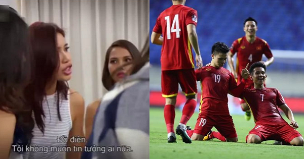 Việt Nam "thắng đậm" Indonesia 4-0, clip Minh Tú "dạy dỗ" siêu mẫu nước này bỗng hot lại