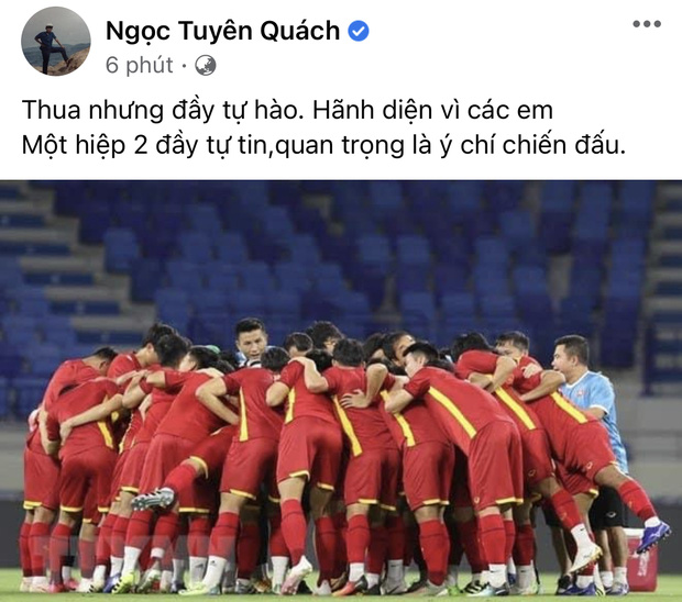 Diễn viên Quách Ngọc Tuyên bày tỏ sự tự hào, hãnh diện dành cho các chàng trai áo đỏ.