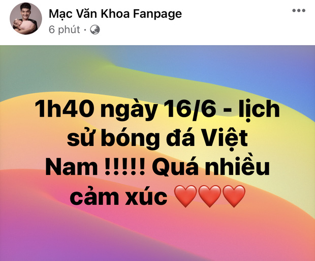 Mạc Văn Khoa có một đêm quá nhiều cảm xúc với đội tuyển Việt Nam.