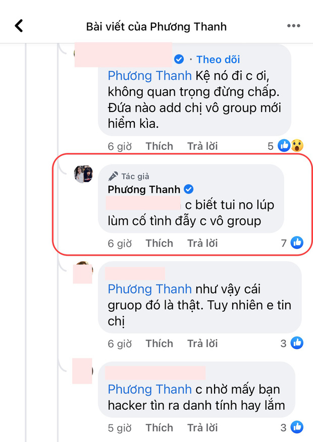 Phương Thanh cuối cùng đã thừa nhận có tồn tại nhóm chat “Nghệ sĩ Việt” - Ảnh 2