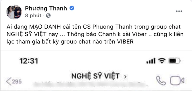 Phương Thanh cuối cùng đã thừa nhận có tồn tại nhóm chat “Nghệ sĩ Việt” - Ảnh 6