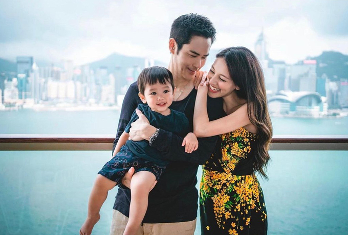 Hoa hậu Hong Kong Trần Khải Lâm khoe gia đình hạnh phúc với Trịnh Gia Dĩnh - Ảnh 4