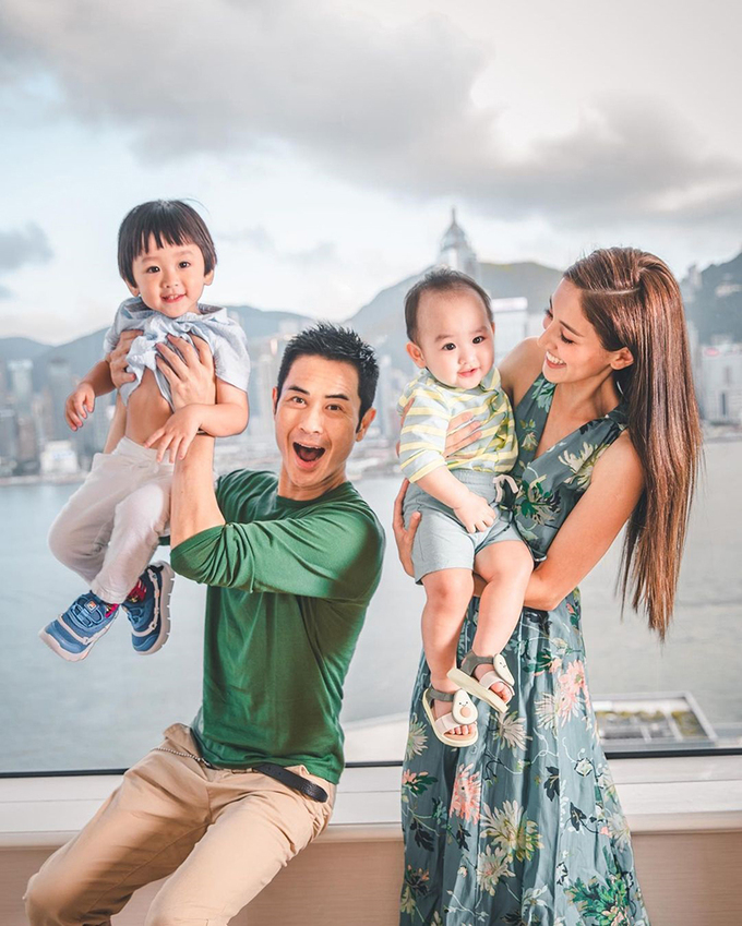 Hoa hậu Hong Kong Trần Khải Lâm khoe gia đình hạnh phúc với Trịnh Gia Dĩnh - Ảnh 1