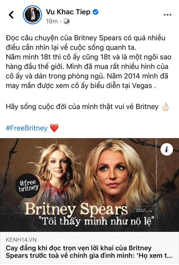 Dàn sao Việt xót xa khi đọc lời khai của Britney Spears về 13 năm mất tự do - Ảnh 3