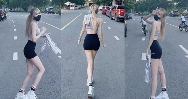Thiều Bảo Trâm đăng ảnh chạy bộ, chỉ một tấm lưng mà không thể rời mắt