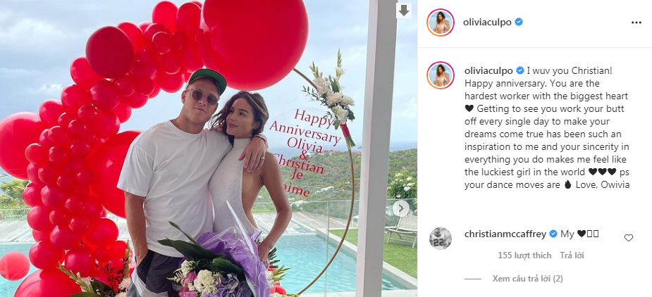 Kỷ niệm 2 năm hẹn hò, Hoa hậu Olivia Culpo tung ảnh tình tứ bên bạn trai - Ảnh 1