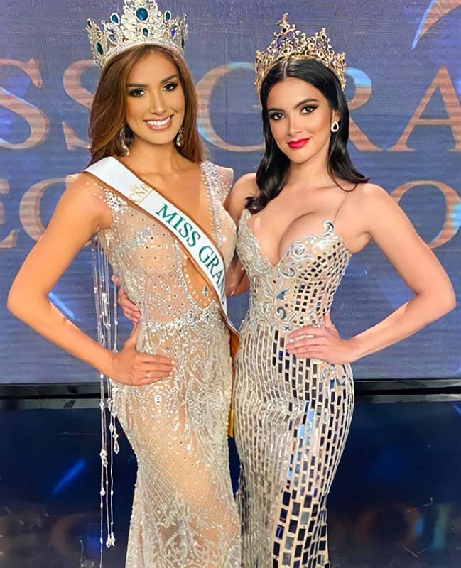 Sinh viên y khoa dáng đẹp mặt xinh đăng quang Hoa hậu Hòa bình Ecuador 2021 - Ảnh 1