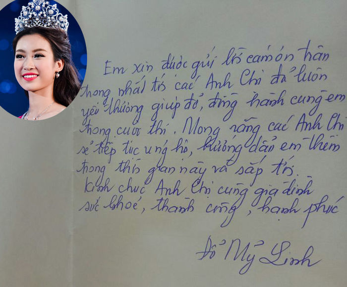 Đọ chữ viết tay của dàn Hoa hậu Việt, Lương Thùy Linh - Khánh Vân tranh ngôi đầu - Ảnh 10