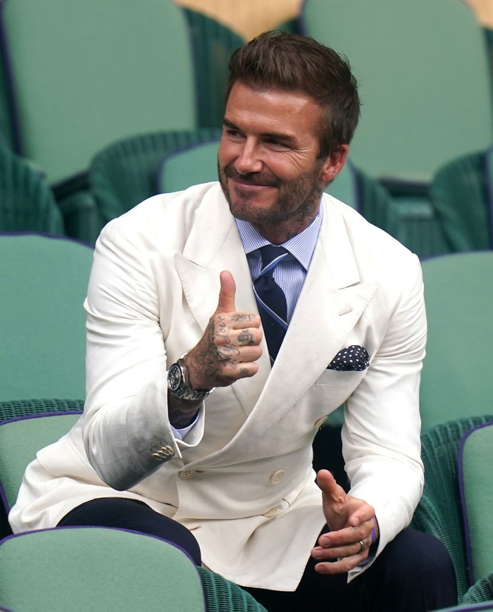 Đi xem quần vợt, David Beckham lại chơi không đẹp khi hút hết spotlight - Ảnh 3