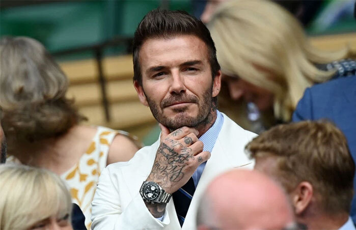 Đi xem quần vợt, David Beckham lại chơi không đẹp khi hút hết spotlight - Ảnh 2