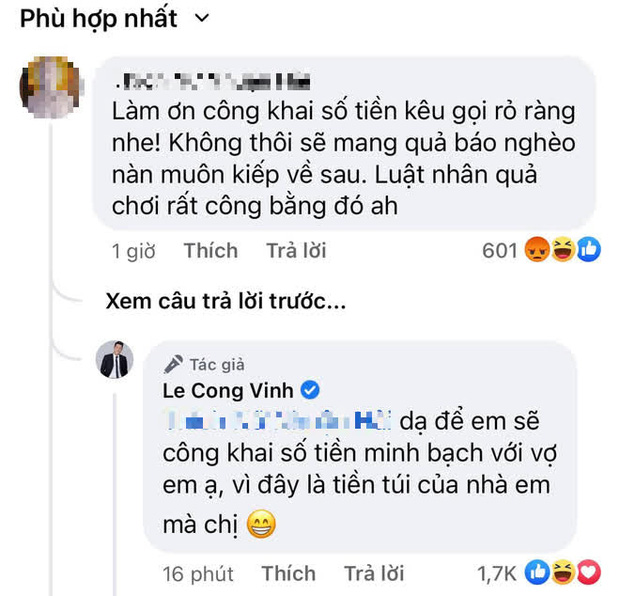  Thủy Tiên bị yêu cầu công khai tiền từ thiện, Công Vinh đáp trả 'chất lừ' - Ảnh 3