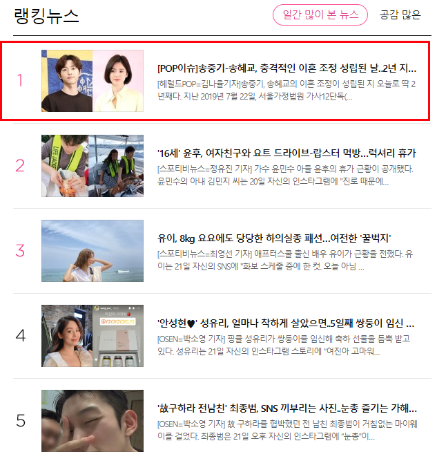 Vụ ly hôn ngàn tỷ của Song Hye Kyo và Song Joong Ki lên No.1 hot search - Ảnh 1