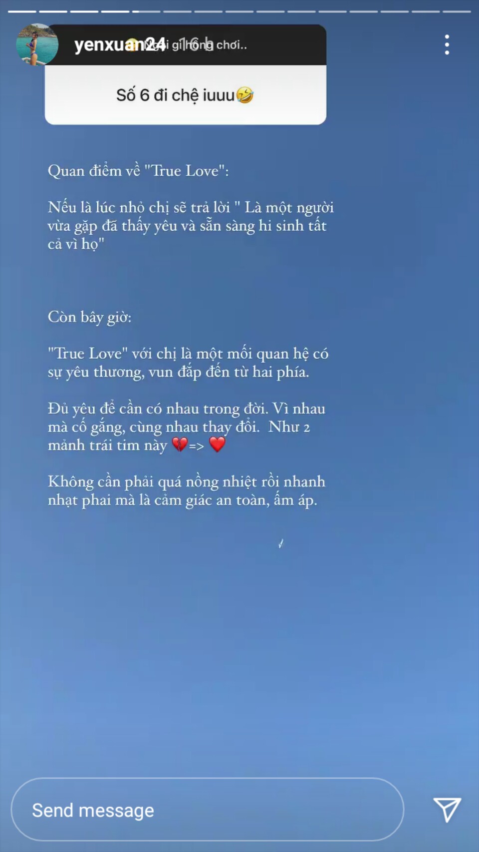 Yến Xuân nói về 'True love', đăng luôn ảnh Đặng Văn Lâm kèm lời ngọt ngào - Ảnh 2