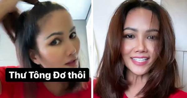Hoa hậu H'Hen Niê trổ tài tự cắt tóc, cái kết liệu có 'chuẩn salon'?