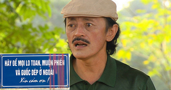 Khán giả nghẹn ngào chia sẻ lại dòng chữ trên tấm biển ngoài cửa nhà nghệ sĩ Giang Còi