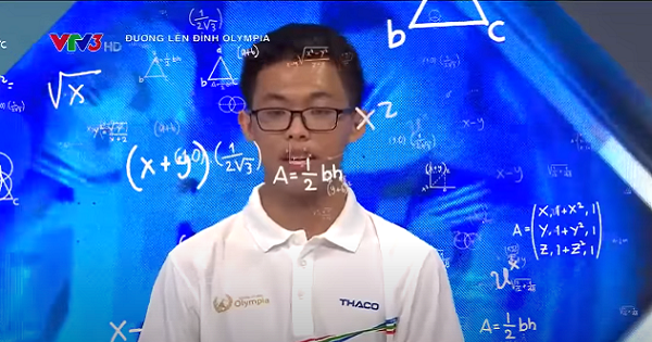 Nam sinh Olympia khiến khán giả trầm trồ khi 'bắn rap' 100 số Pi bằng 3 thứ tiếng