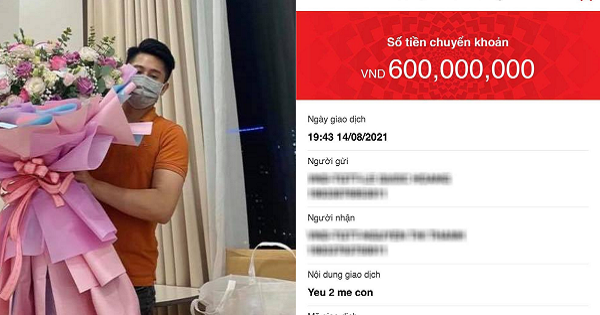 'Ông chồng của năm': Thương vợ sinh con vất vả, chồng tặng ngay 600 triệu