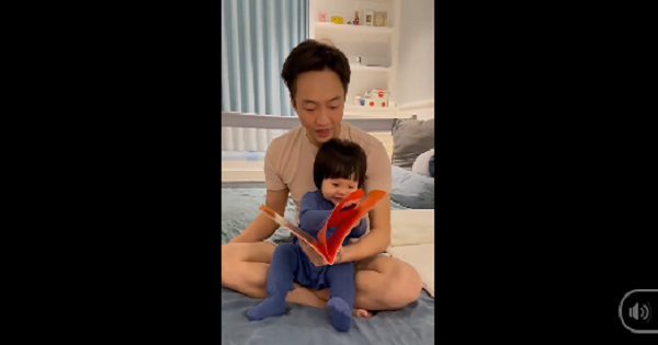 Cường Đô La tối nào cũng đọc sách cho con trước giờ đi ngủ