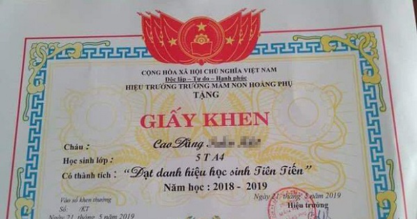 Chính thức loại bỏ Giấy khen Học sinh tiên tiến từ năm học 2021-2022