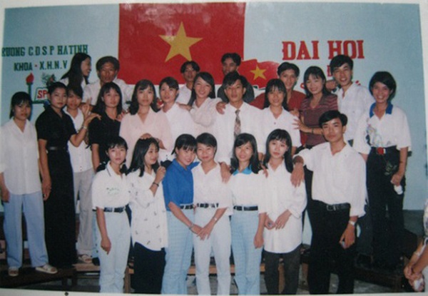 Sinh viên trường Cao đẳng Sư phạm Hà Tĩnh năm 1996.