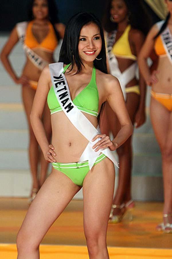 Nhan sắc chuẩn 'cô Thắm về làng' của Thùy Lâm thời thi Miss Universe 2008 - Ảnh 6