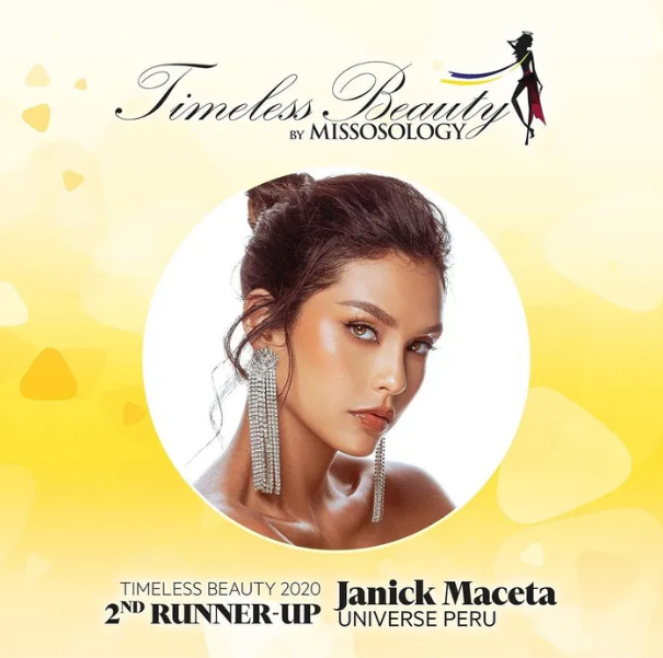 Janick Maceta - á hậu 2 Miss Universe 2020 xếp ở vị trí thứ 3.