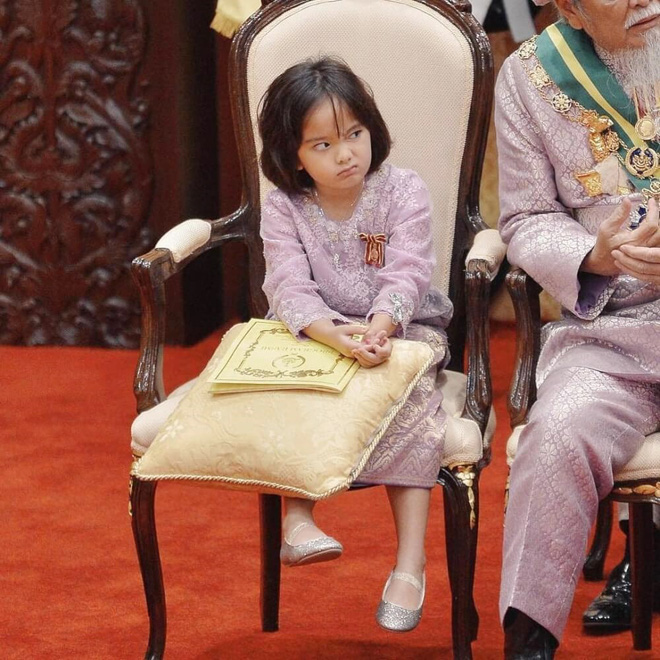 Nhan sắc xinh đẹp của 'tiểu mỹ nhân' Hoàng gia Malaysia khi lên 10 - Ảnh 4