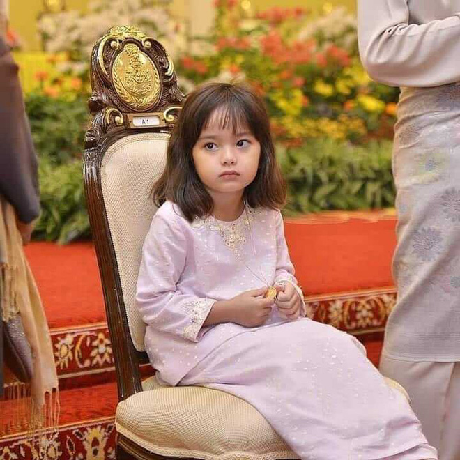 Nhan sắc xinh đẹp của 'tiểu mỹ nhân' Hoàng gia Malaysia khi lên 10 - Ảnh 3
