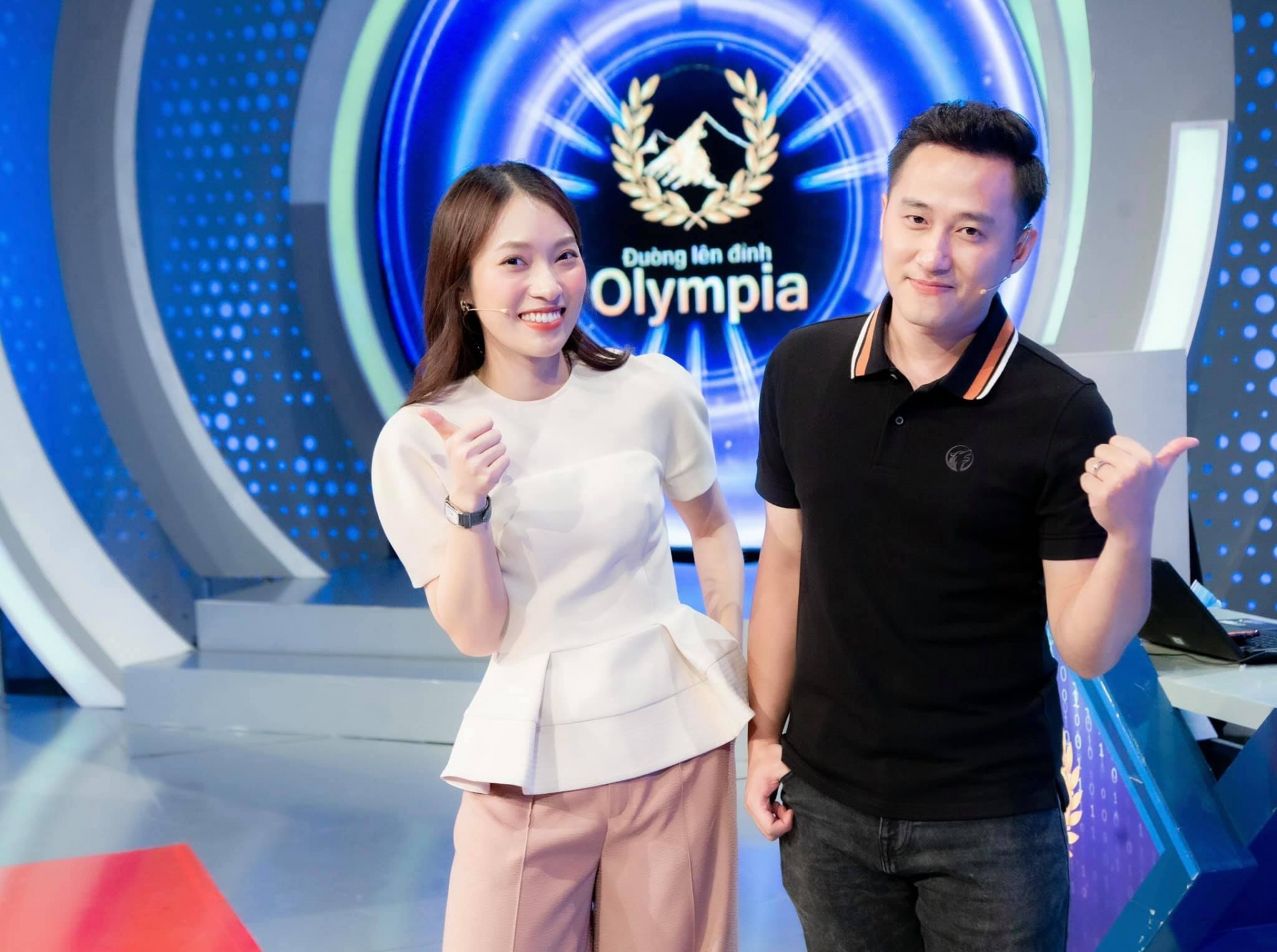 Đồng hành cùng Khánh Vy trong Olympia mùa mới, MC Ngọc Huy chỉ nói đúng 2 câu khiến ai cũng hóng ngày phát sóng - Ảnh 3