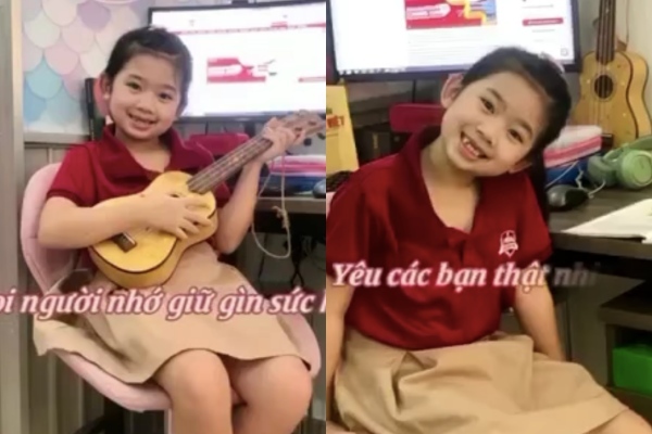 Con gái Mai Phương ở tuổi lên 8: Vui vẻ, biết làm clip khoe góc học tập - Ảnh 4
