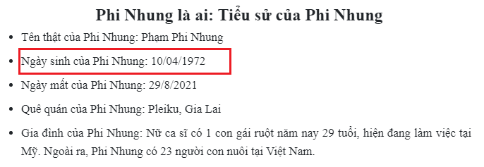 Phi Nhung 49 tuổi hay 51 tuổi? - Ảnh 4