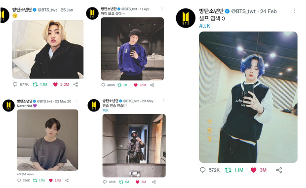 Jungkook (BTS) là người đầu tiên và duy nhất trên thế giới có 5 tweet đạt 3 triệu like - Ảnh 2