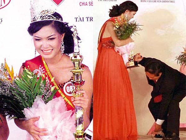 Khoảnh khắc đăng quang đáng nhớ của dàn Hoa hậu Việt: Thùy Dung rơi vương miện, Ngọc Hân nói hớ - Ảnh 3